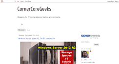 Desktop Screenshot of cornercoregeeks.com