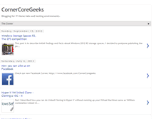 Tablet Screenshot of cornercoregeeks.com